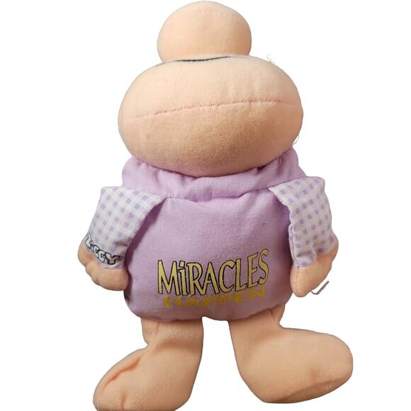 Ziggy Plush Toy Lot Santa “I Love You” & Miracles Purple Shirt 1998 - Picture 3 of 12